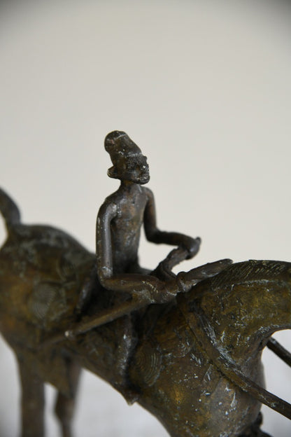 Brass African Warrior