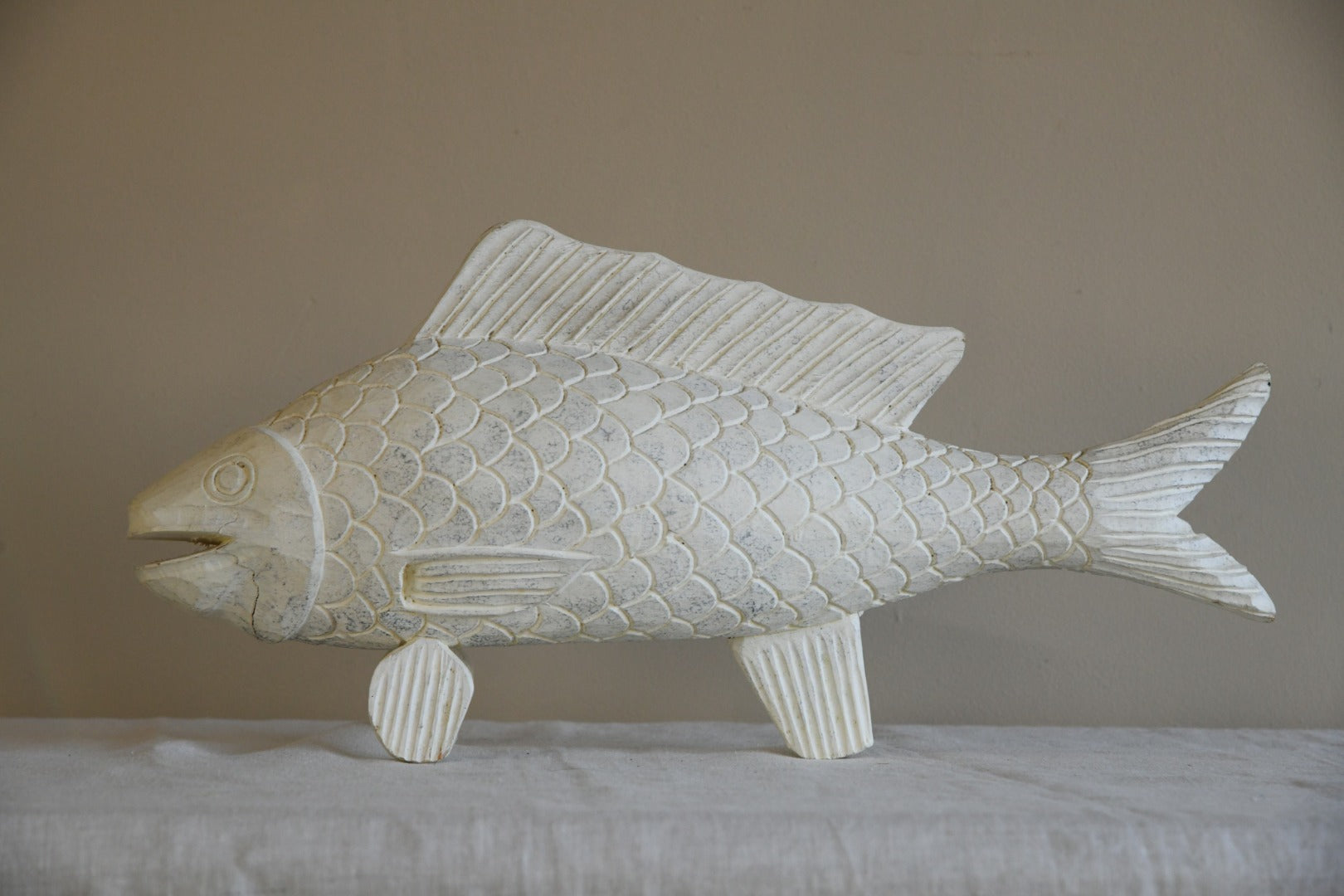 Large Decorative Wooden Fish