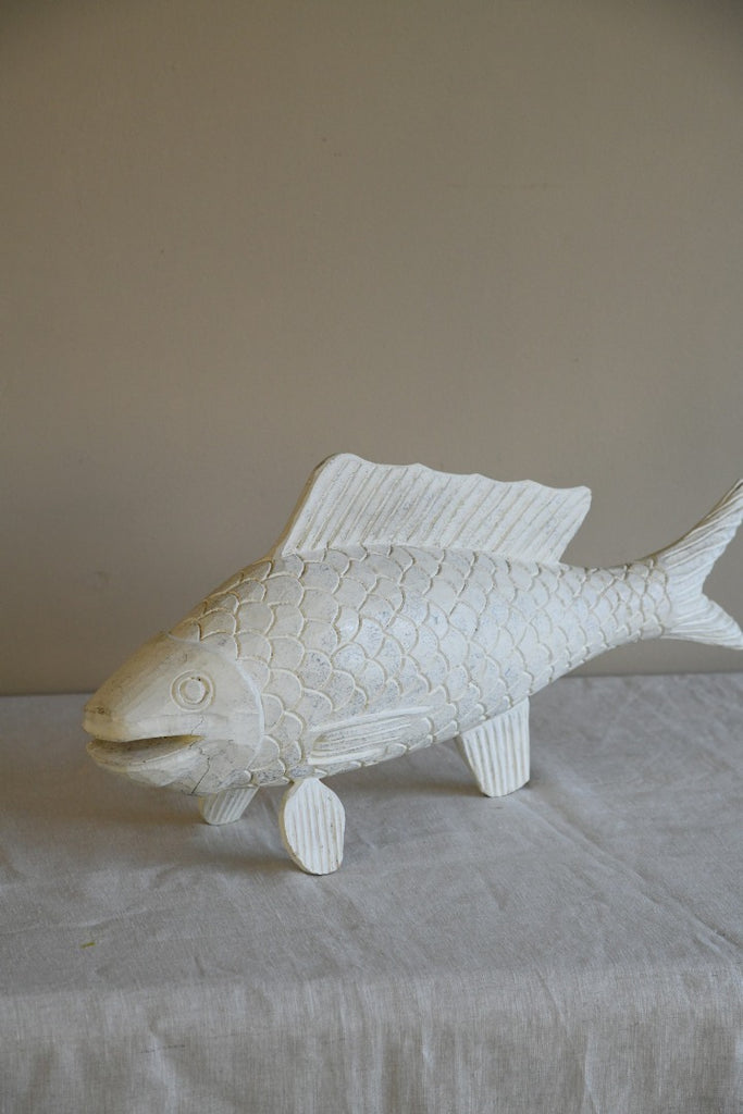Large Decorative Wooden Fish