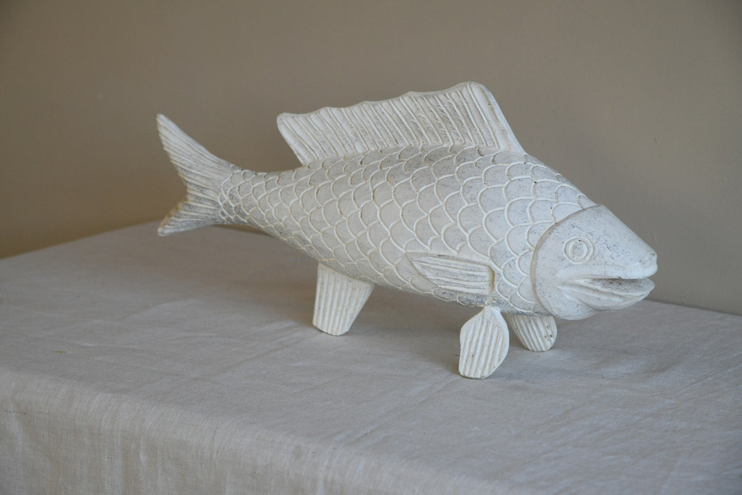 Large Decorative Wooden Fish