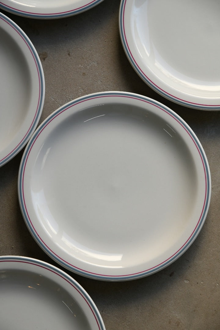 6 Vintage Sampsonite Churchill Breakfast Plate