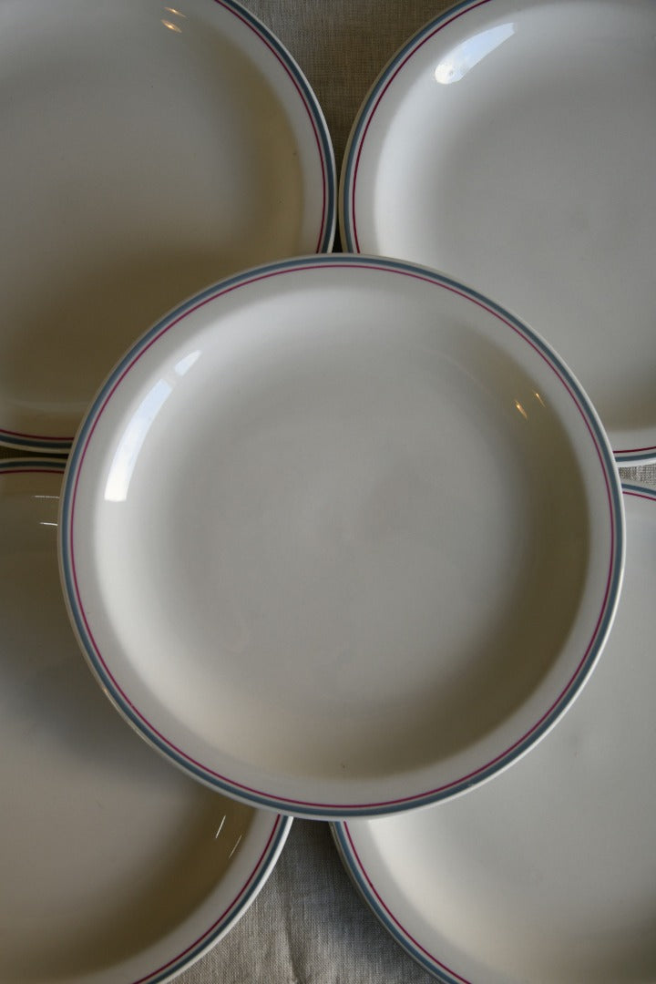 6 Vintage Sampsonite Churchill Breakfast Plate