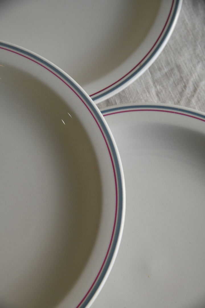 6 Vintage Sampsonite Churchill Breakfast Plate