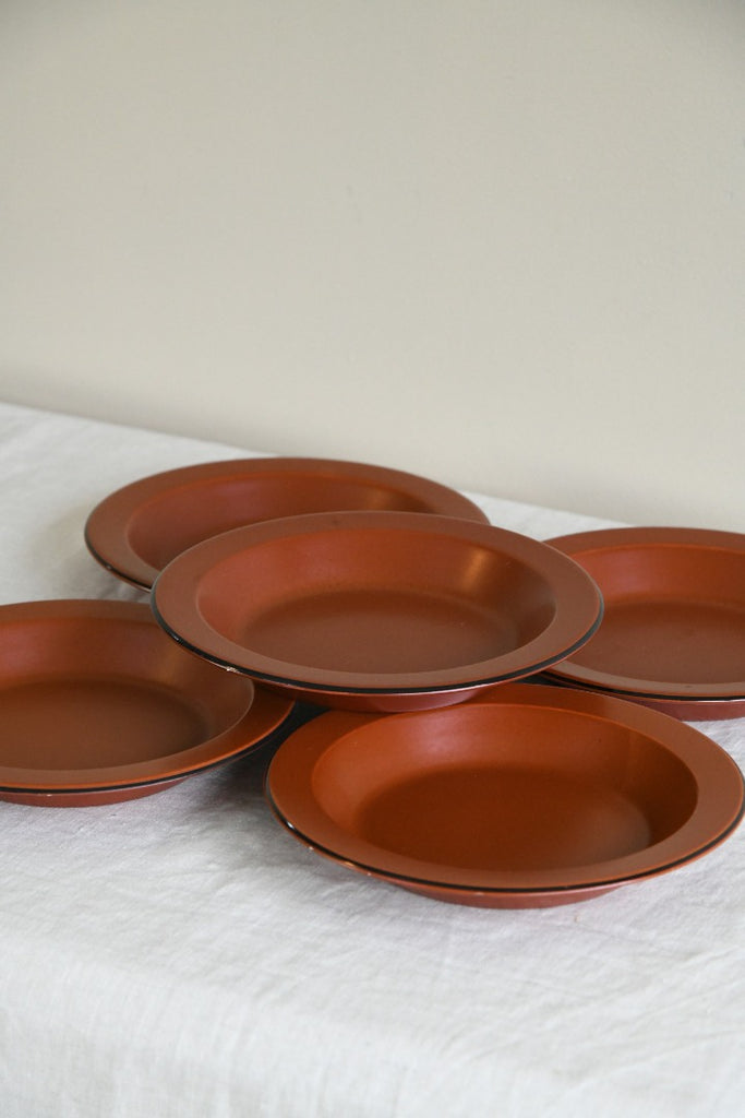 6 Royal Worcester Crown Ware Shallow Bowls