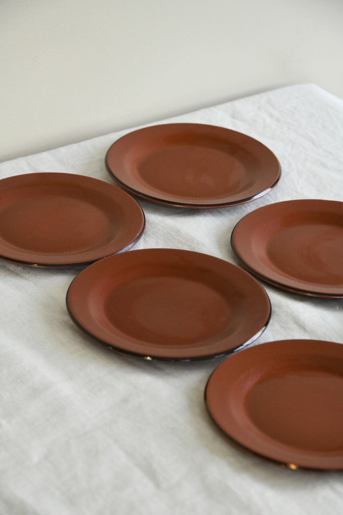 6 Royal Worcester Crown Ware Bread Plates