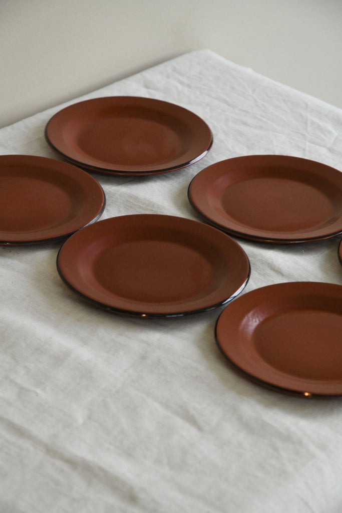 6 Royal Worcester Crown Ware Bread Plates