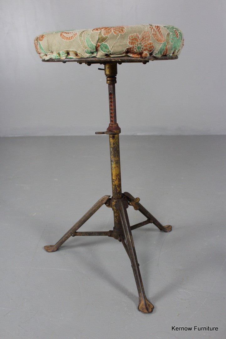 Early 20th Century Music Stool - Kernow Furniture