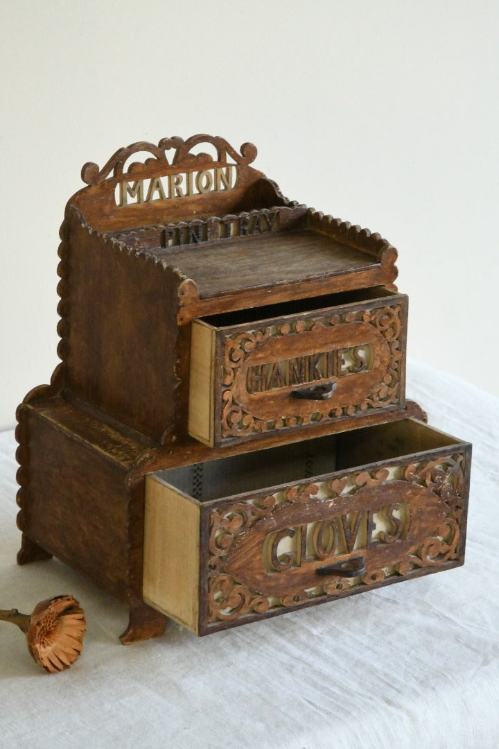 Folk Art Miniature Chest