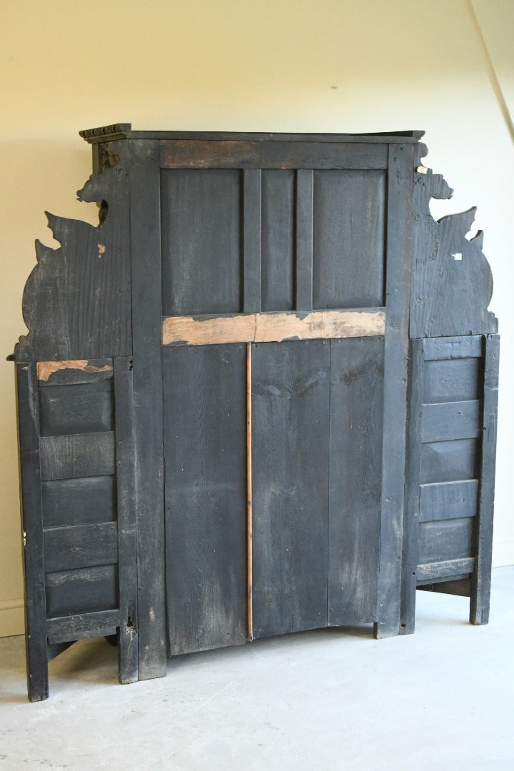 Antique Carved Oak Cabinet