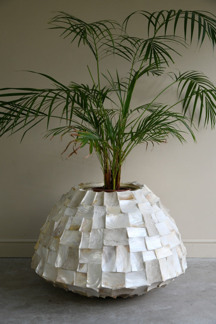 Large Mother Of Pearl Planter