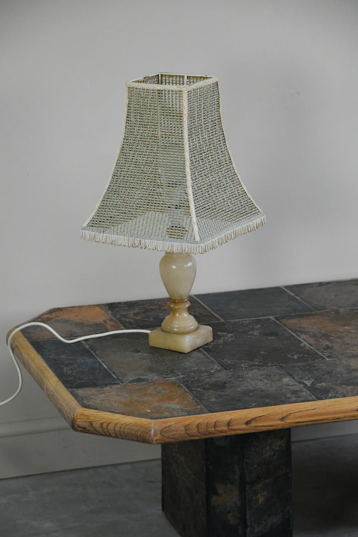 Retro Alabaster Lamp