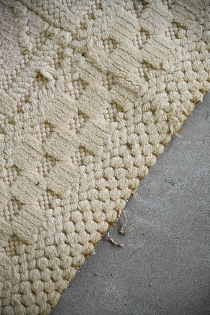 Vintage Felpa Cream Wool Rug