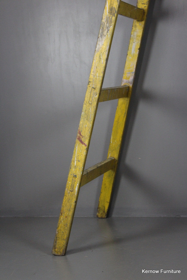 Large Vintage Trestle Ladder - Kernow Furniture