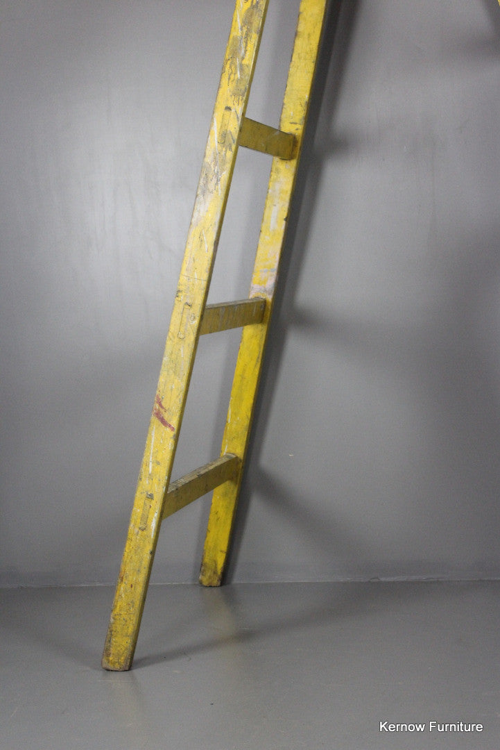 Large Vintage Trestle Ladder - Kernow Furniture