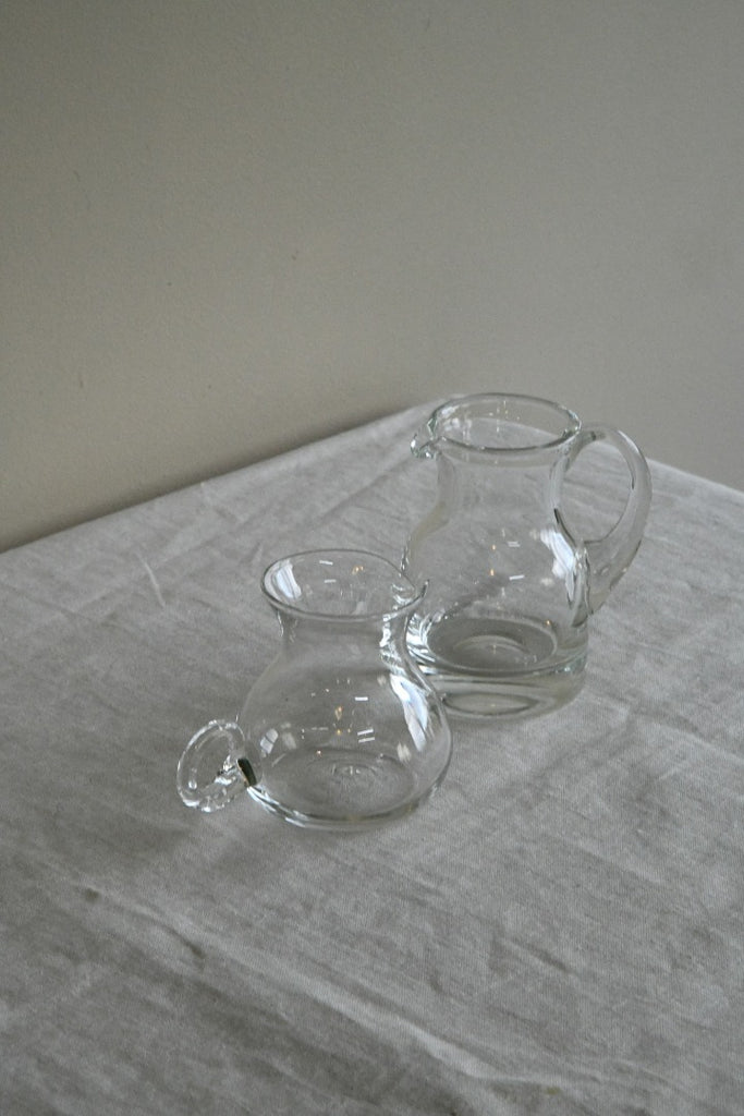 Vintage Glass Milk Jugs