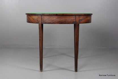 Antique 18th Century Mahogany Card Table - Kernow Furniture