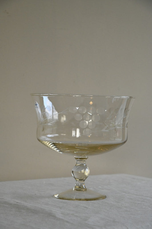 Rayware Vintage Glass Stemmed Bowl