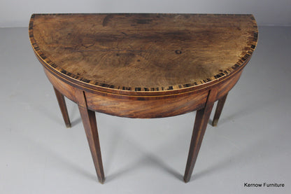 Antique 18th Century Mahogany Card Table - Kernow Furniture