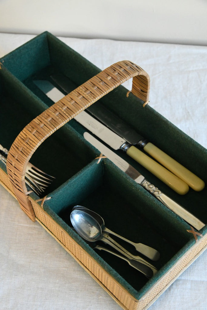 Vintage Cutlery Basket