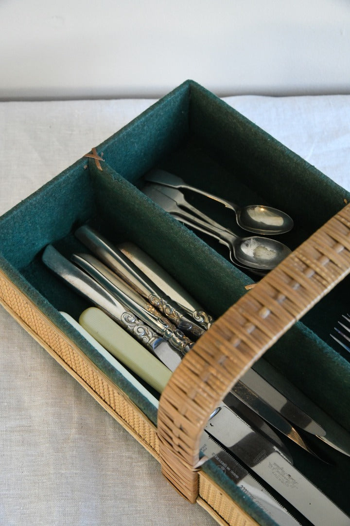 Vintage Cutlery Basket