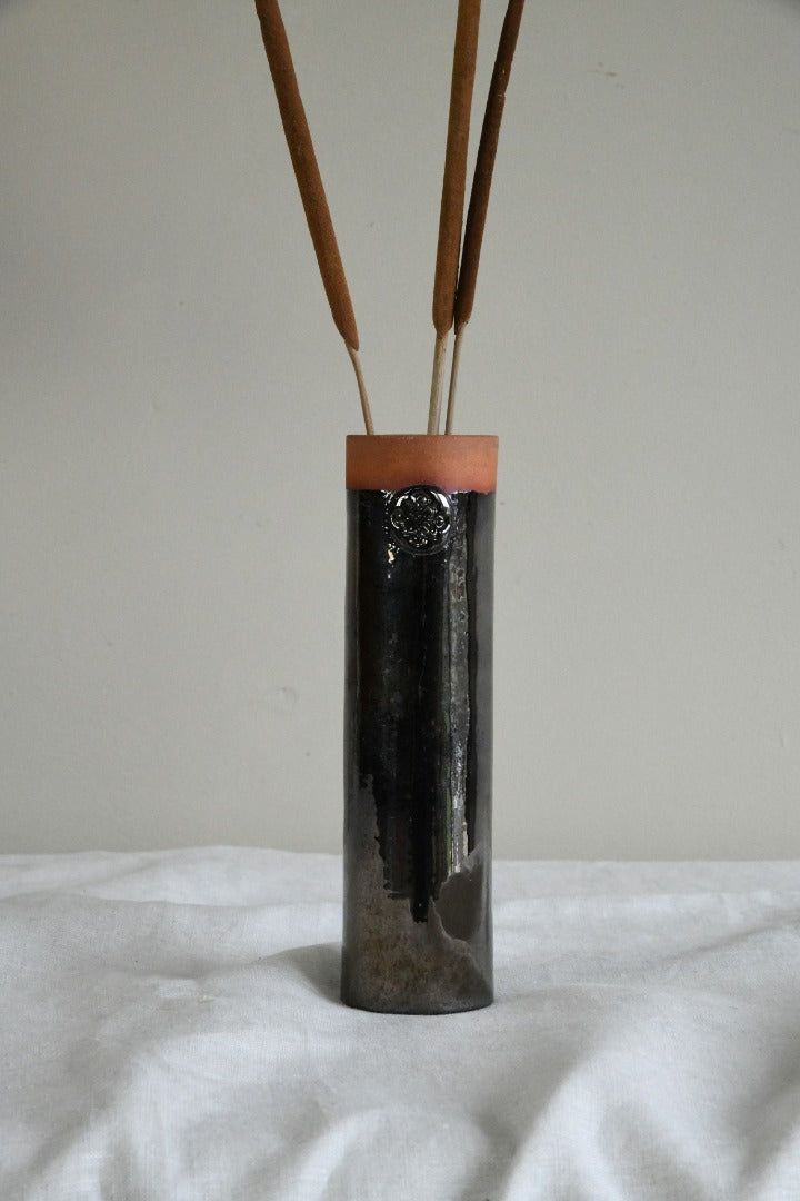 Glazed Narrow Vase