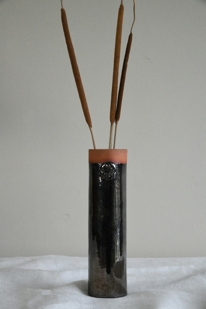 Glazed Narrow Vase