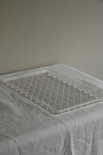 Vintage Clear Acrylic Tray