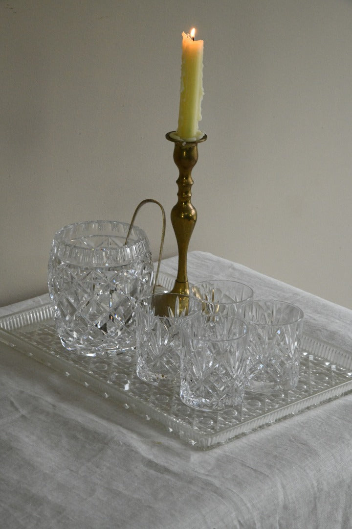 Vintage Clear Acrylic Tray