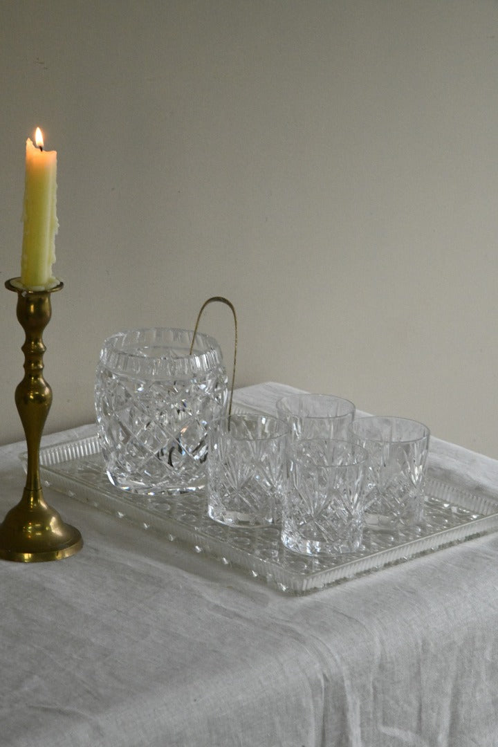 Vintage Clear Acrylic Tray