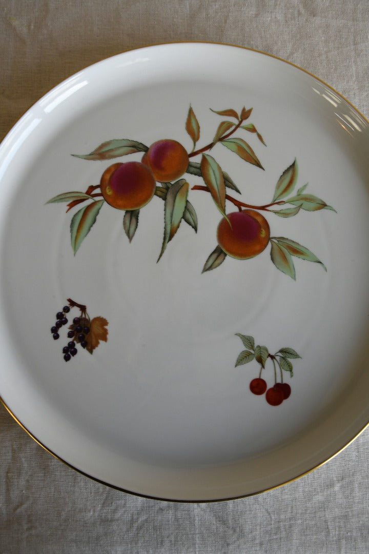 Royal Worcester Evesham Large Round Platter