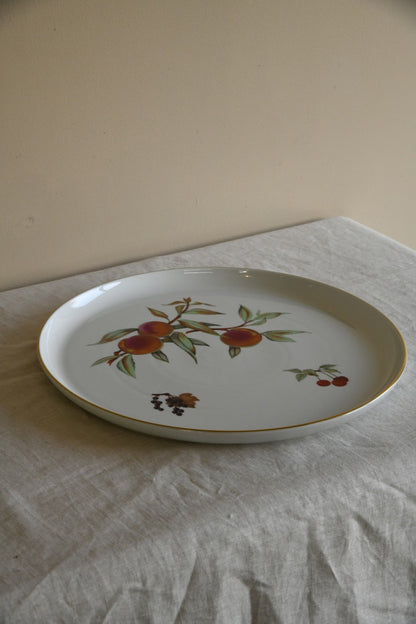 Royal Worcester Evesham Large Round Platter