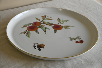 Royal Worcester Evesham Large Round Platter