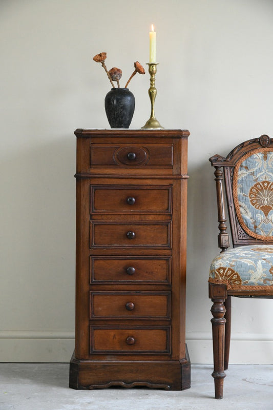 Continental Marble Bedside Cabinet