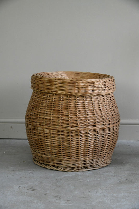 Vintage Woven Laundry Basket