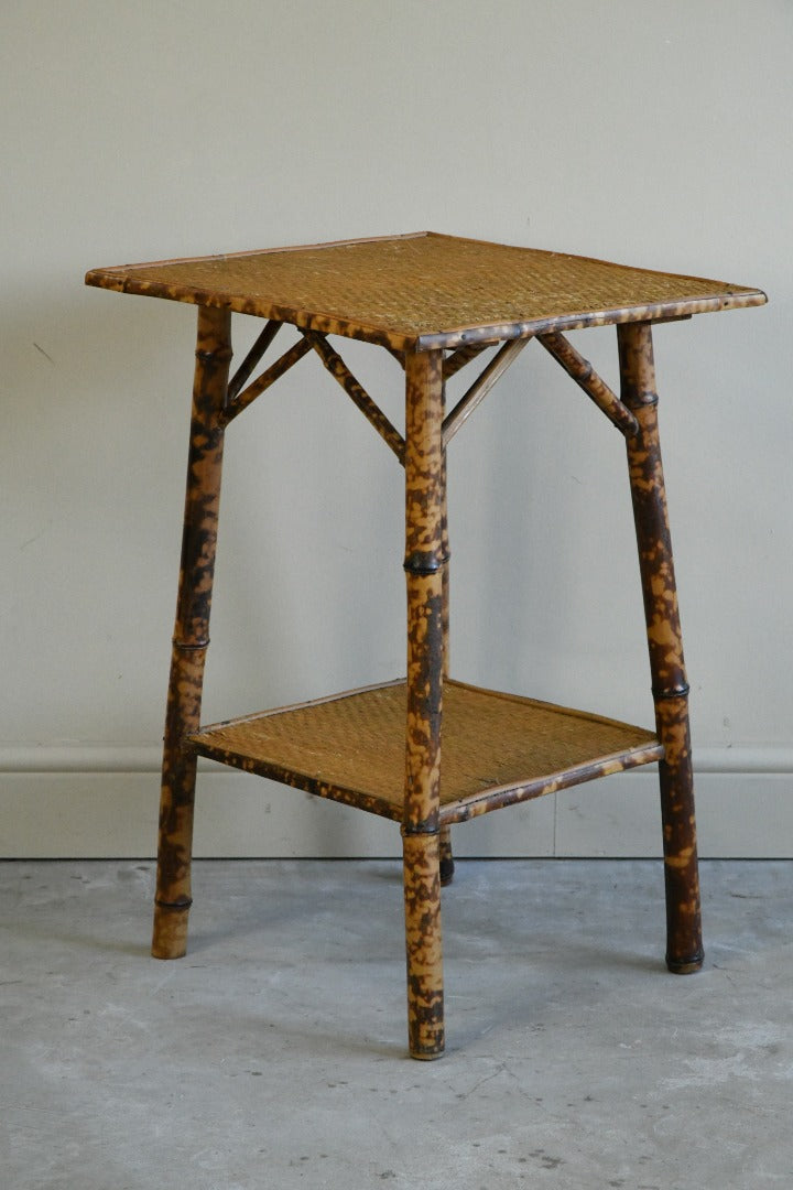 Early 20th Century Bamboo Side Table