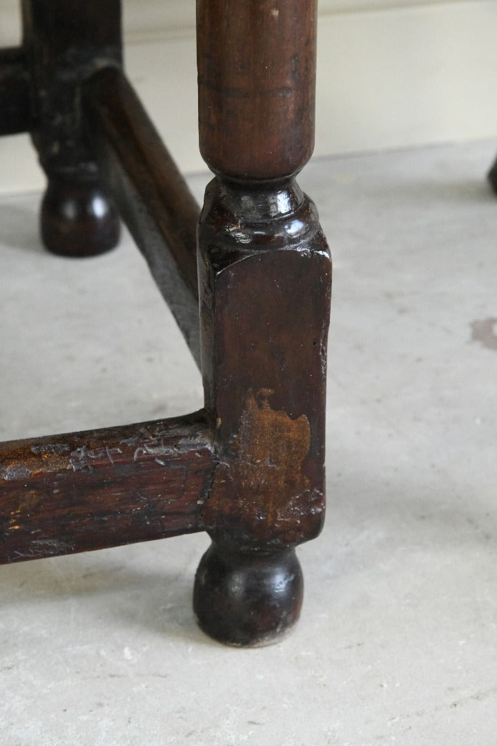 Antique Oak Side Table