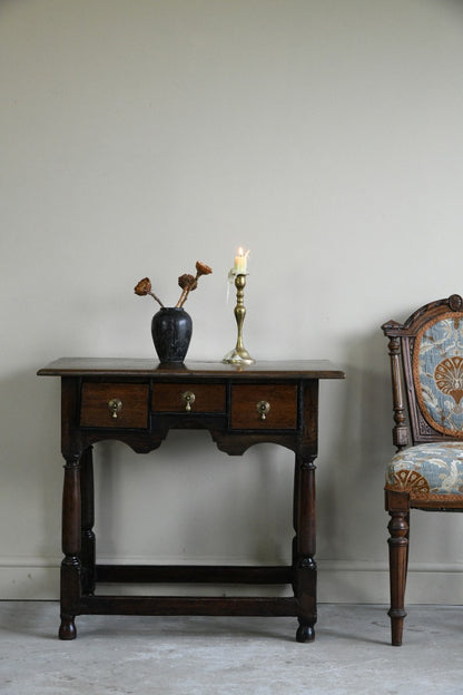 Antique Oak Side Table