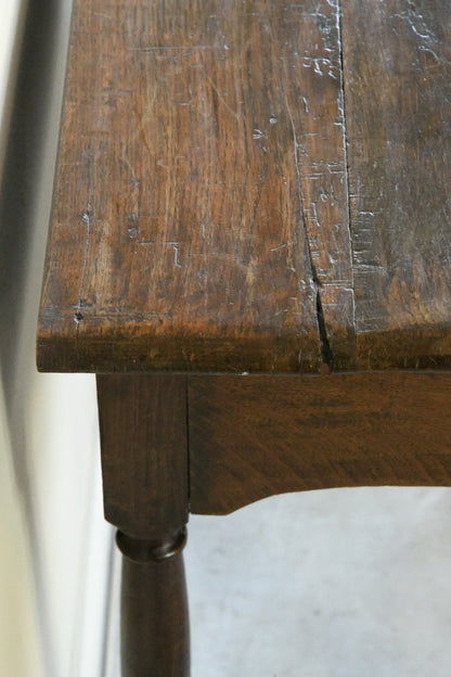 Antique Oak Side Table