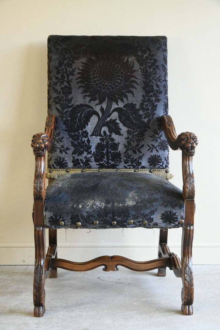 Upholstered Continental Armchair