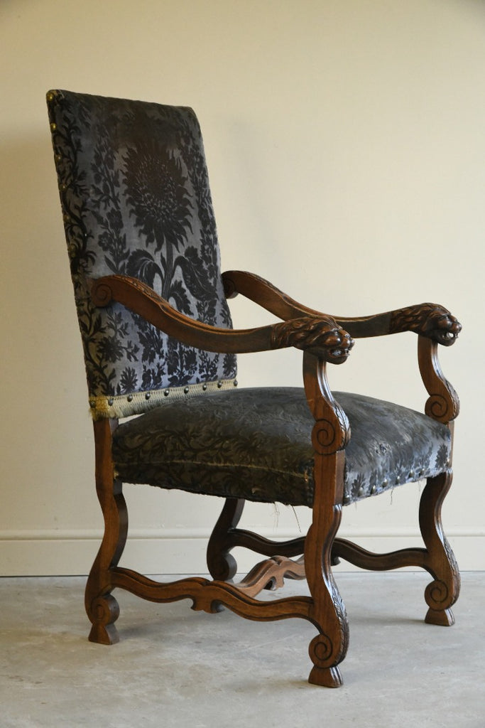Upholstered Continental Armchair