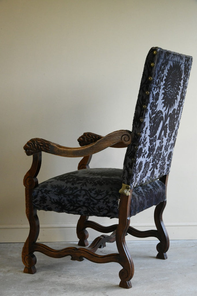 Upholstered Continental Armchair