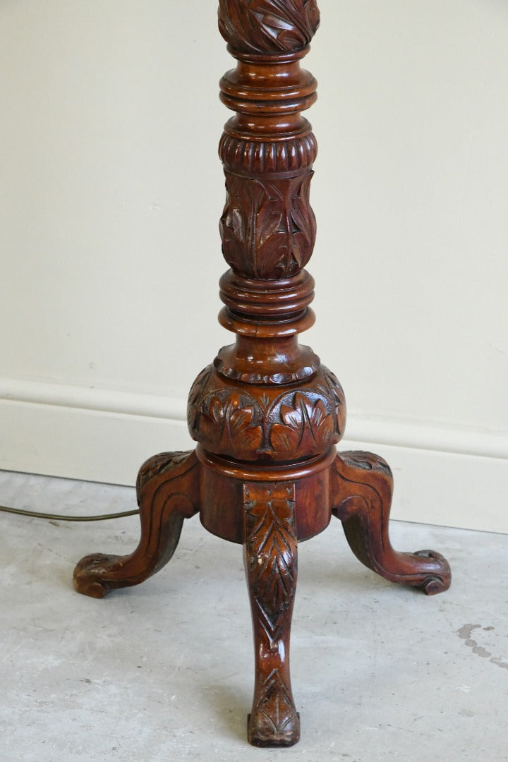 Mahogany Standard Lamp