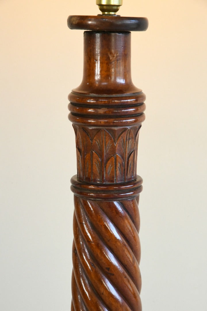 Mahogany Standard Lamp