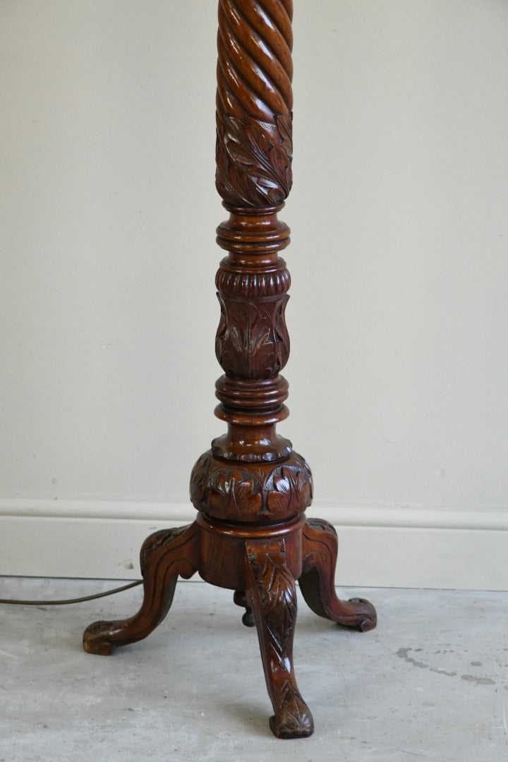 Mahogany Standard Lamp