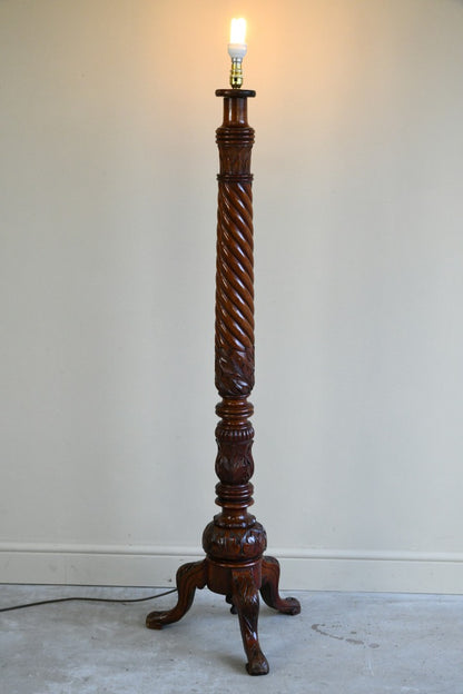 Mahogany Standard Lamp