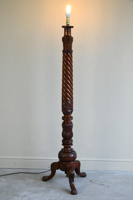 Mahogany Standard Lamp