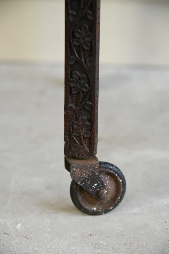 Carved Indian Tray Table