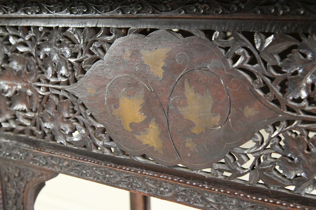 Carved Indian Tray Table