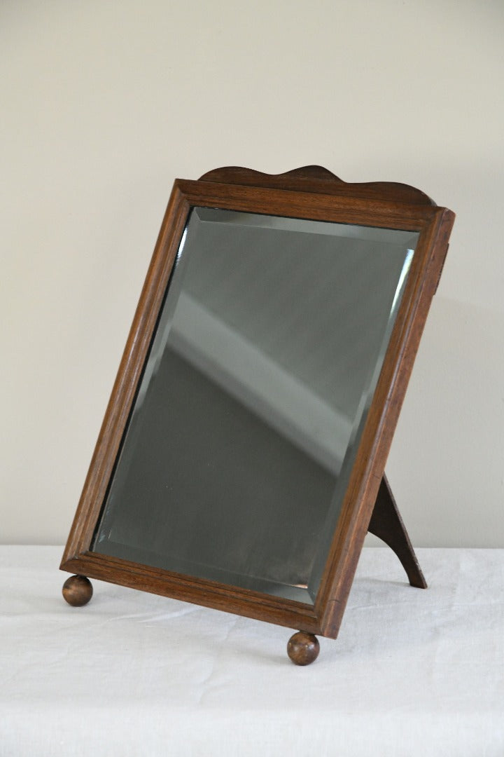 Antique Mahogany Easel Mirror