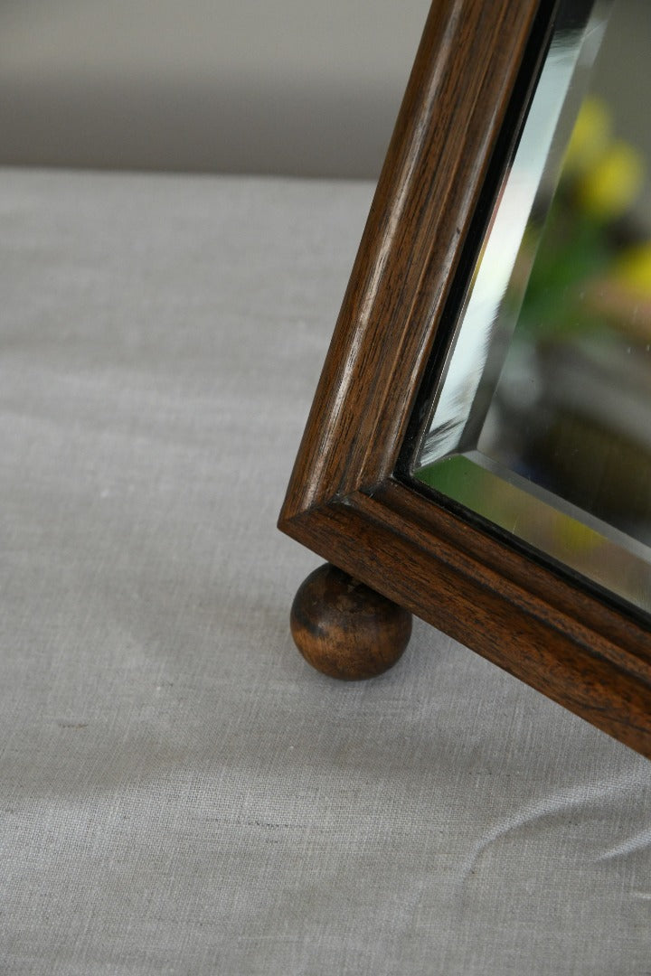 Antique Mahogany Easel Mirror